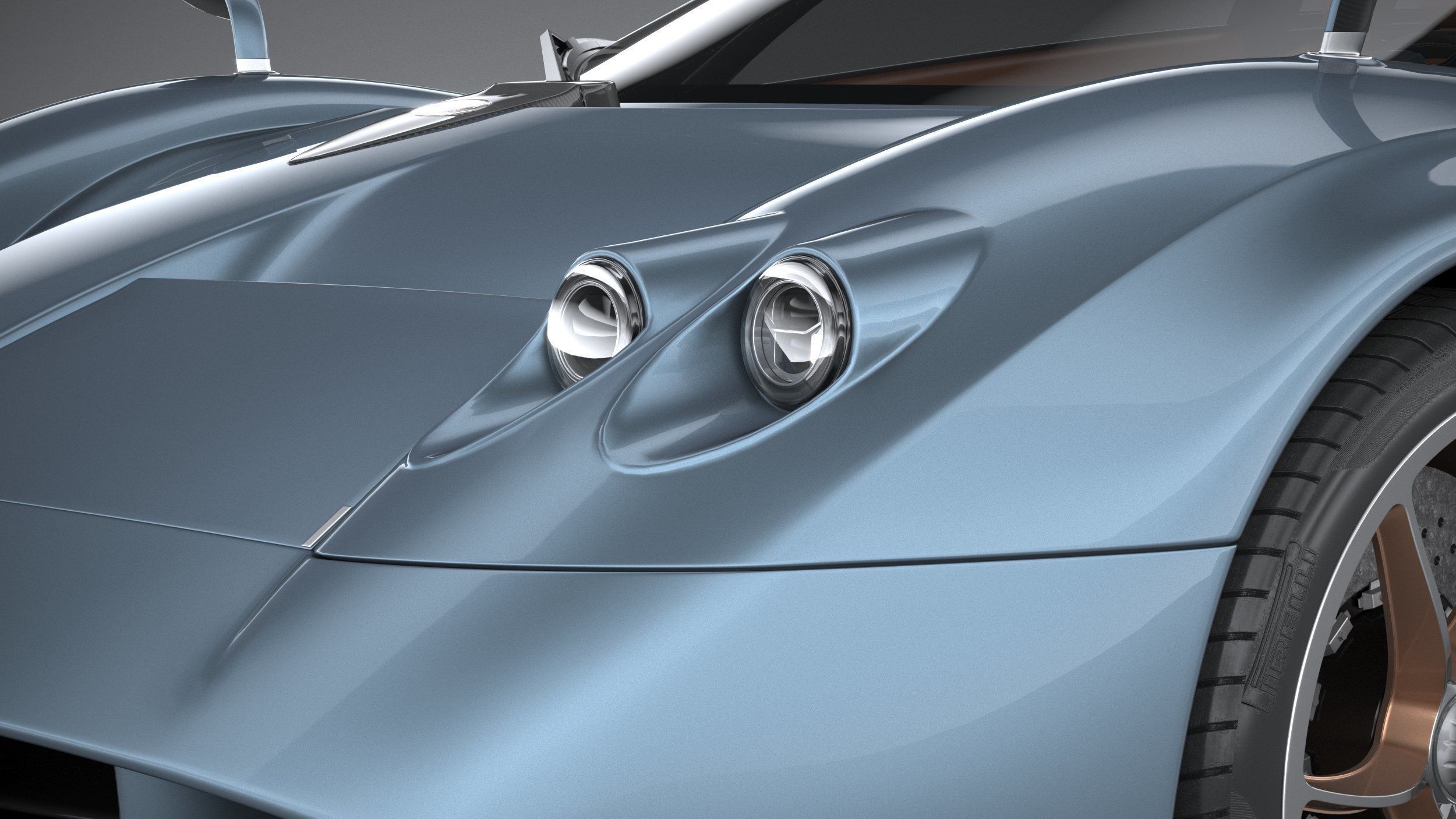 Pagani Huayra Codalunga 2023 3D model_14