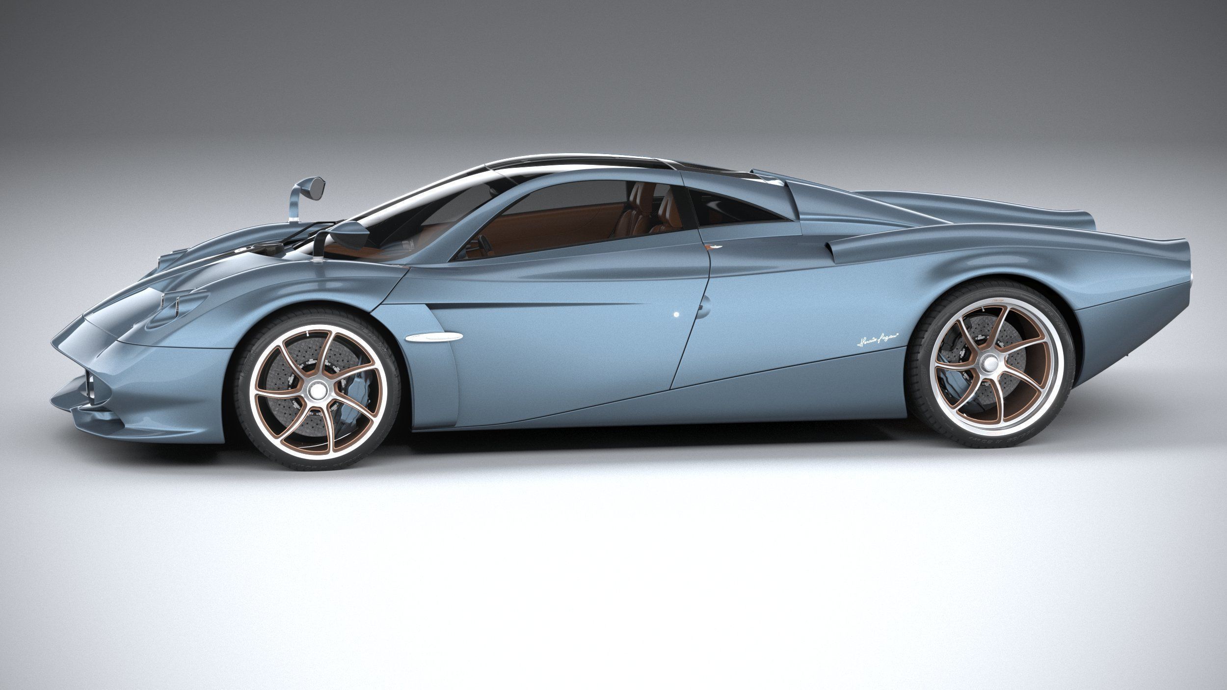 Pagani Huayra Codalunga 2023 3D model_8
