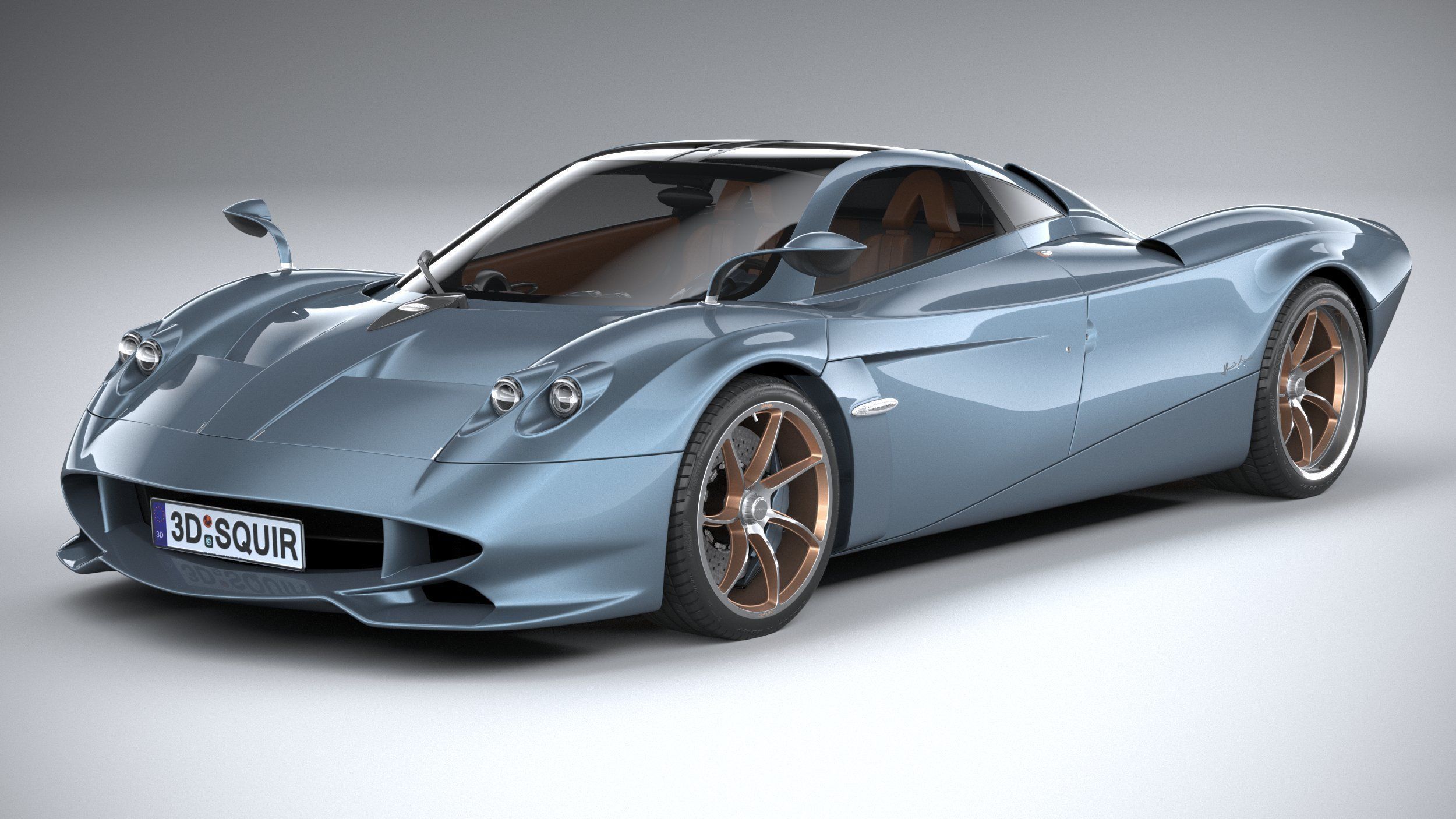 Pagani Huayra Codalunga 2023 3D model_1
