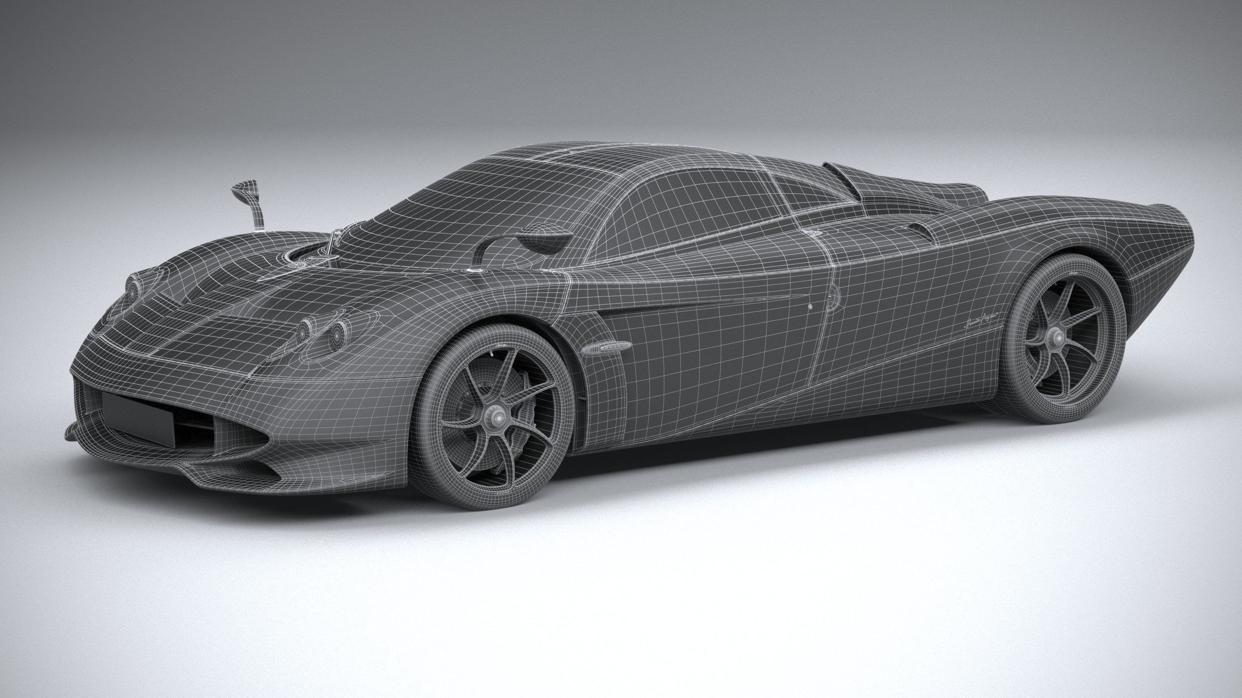 Pagani Huayra Codalunga 2023 3D model_31
