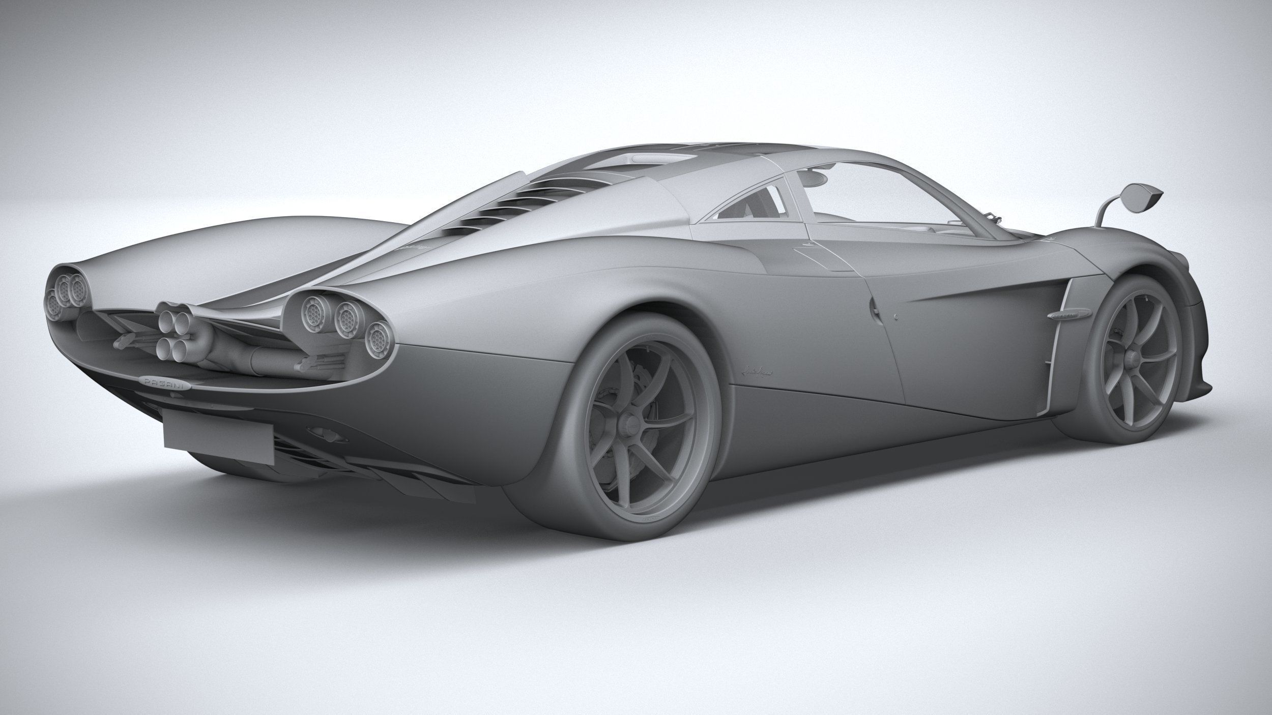 Pagani Huayra Codalunga 2023 3D model_25