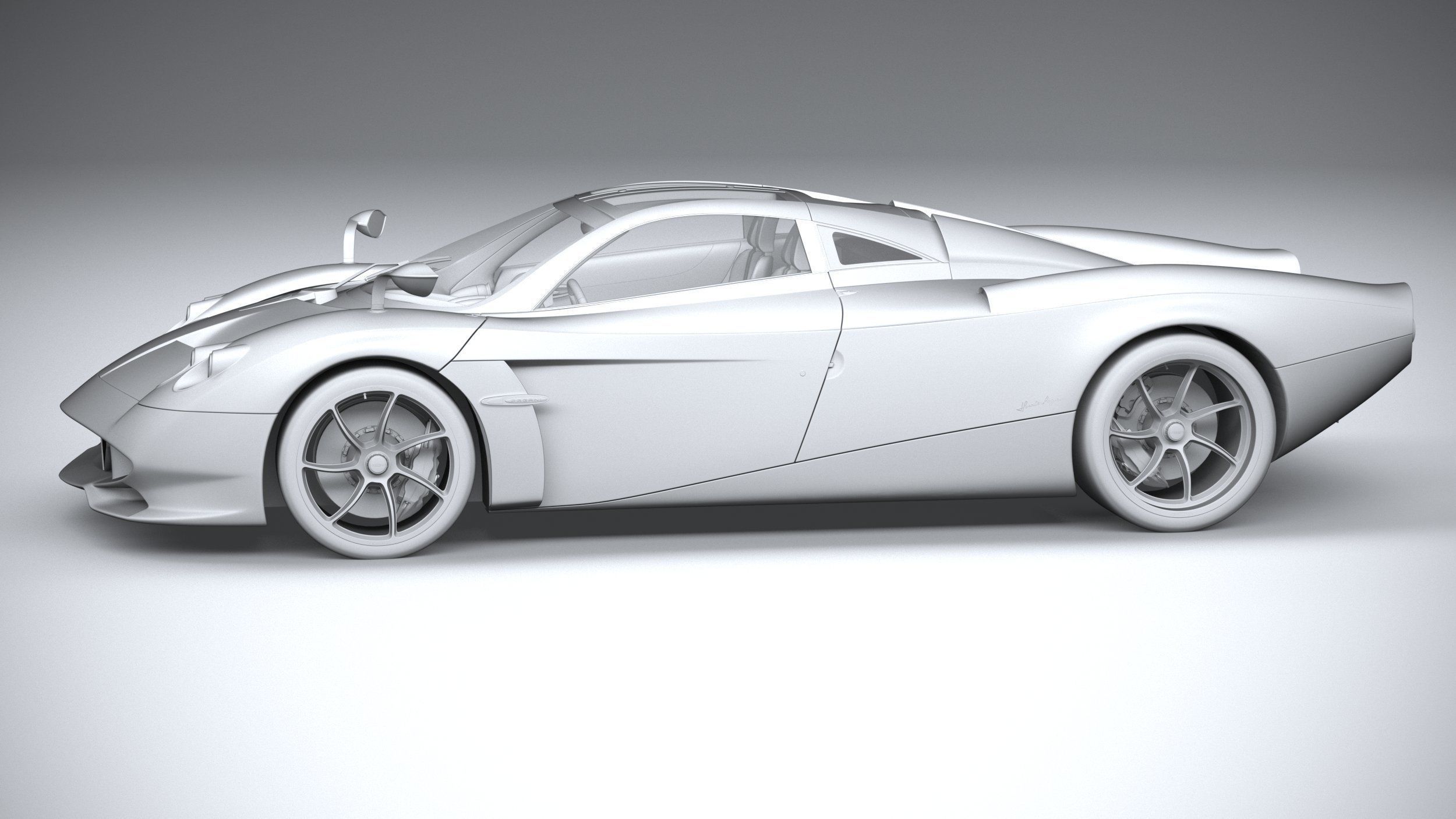 Pagani Huayra Codalunga 2023 3D model_22