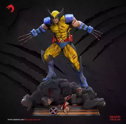 Wolverine Sculpture