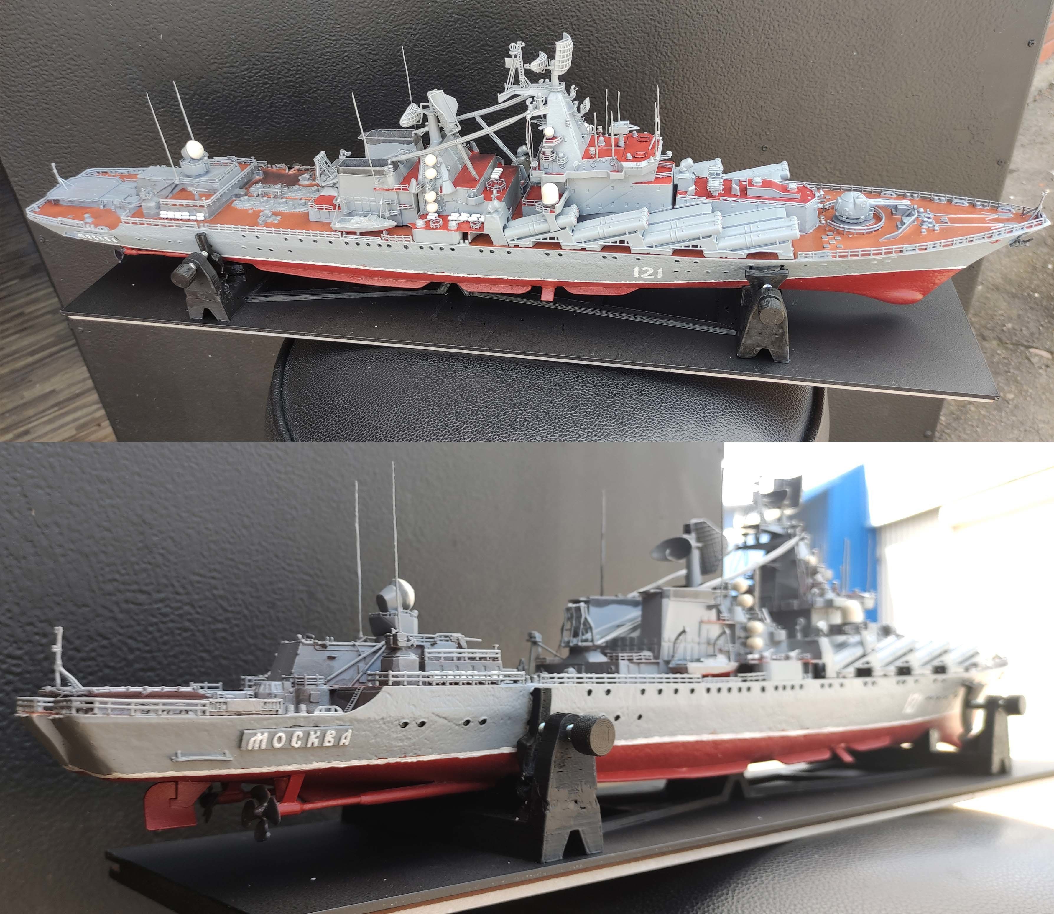 Russian warship 3D print model_12