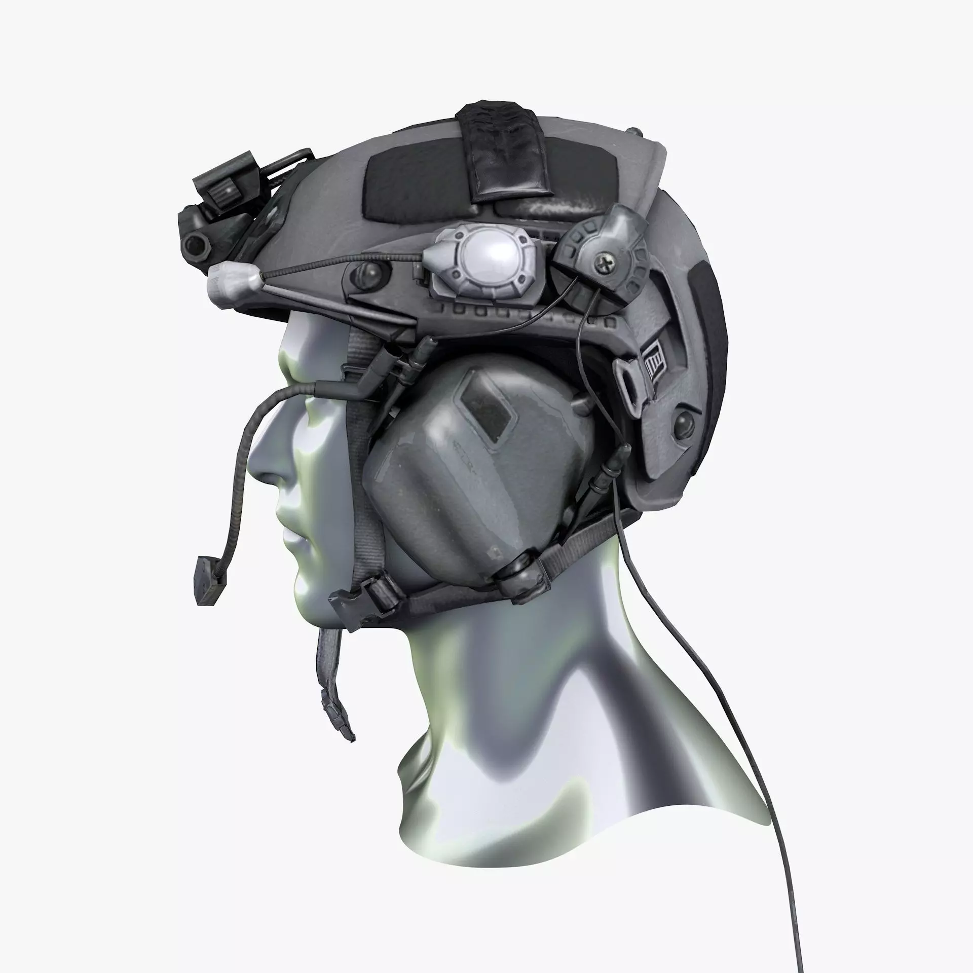 US Military Helmet Low Poly Low-poly 3D model_0