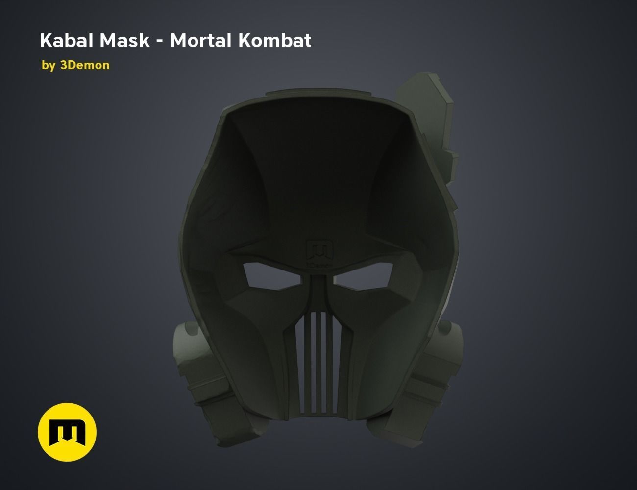 Kabal Mask - Mortal Kombat 3D print model_24