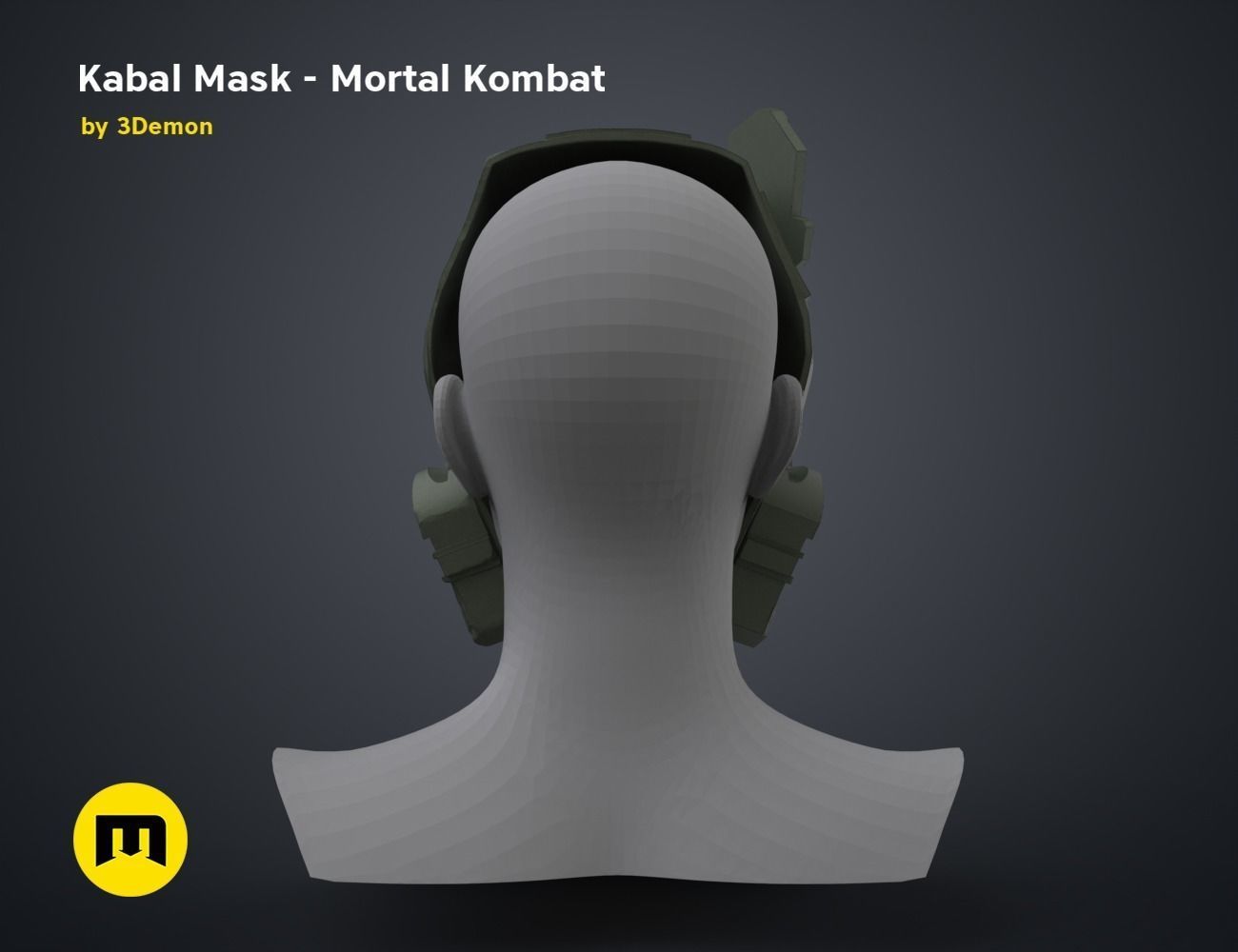 Kabal Mask - Mortal Kombat 3D print model_23