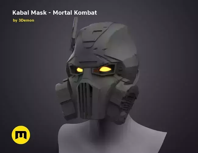 Kabal Mask - Mortal Kombat 3D print model
