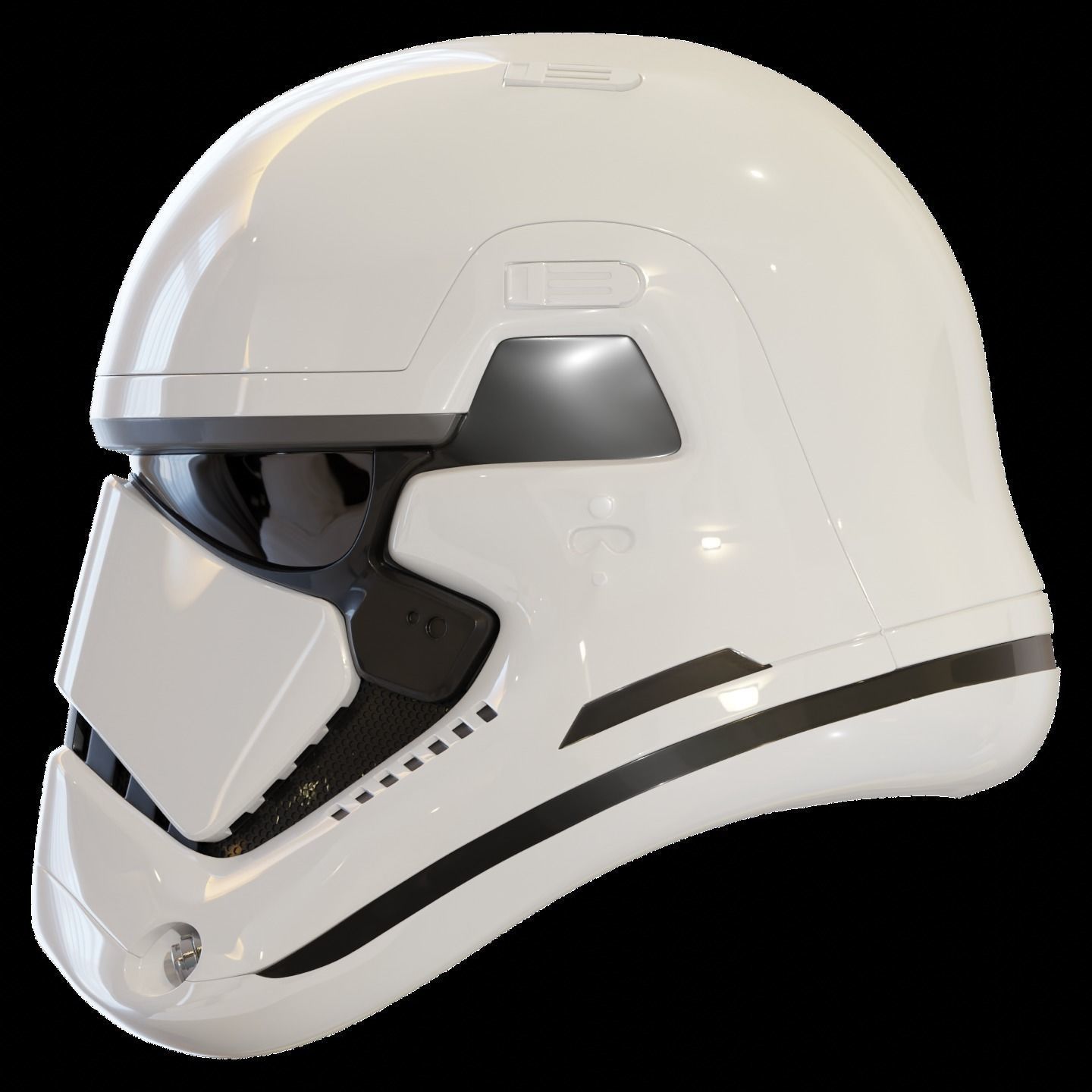 Very accurate Episode VIII First Order Stormtrooper 3D Model 3D print model_5