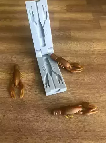 CRAWFISH HINGE MOLD 3D print model