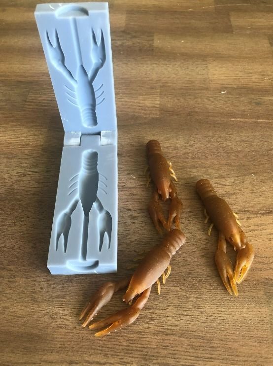 CRAWFISH HINGE MOLD 3D print model_2