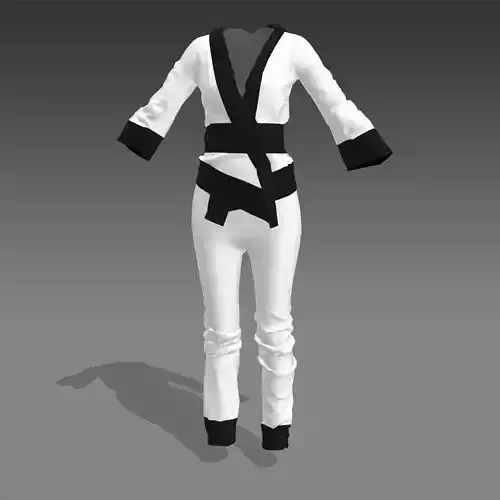 BLOUSE  AND PANT CARD BLACK AND WHITE