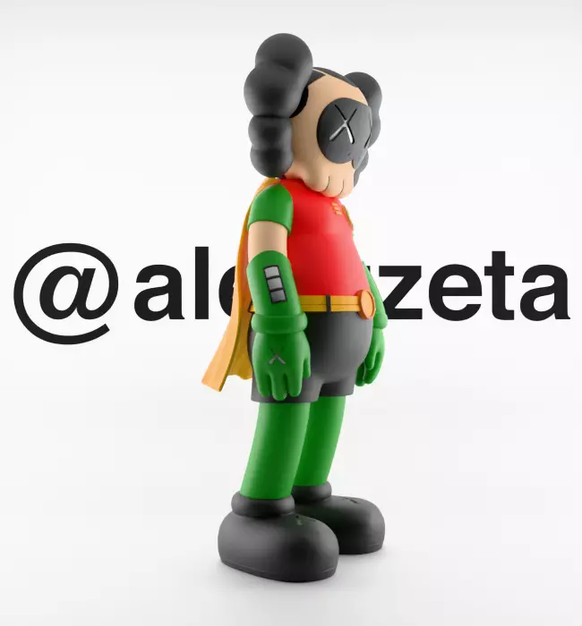 Kaws Joker x Batman x Robin for Print 3D print model_35