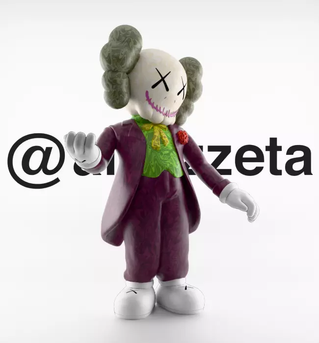 Kaws Joker x Batman x Robin for Print 3D print model_11