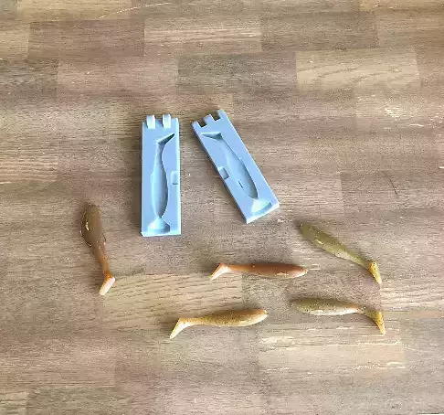 Paddle Tail Softplastic Shad Injection Mold 3D print model