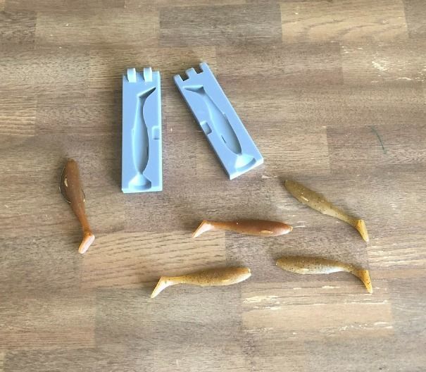 Paddle Tail Softplastic Shad Injection Mold 3D print model_7