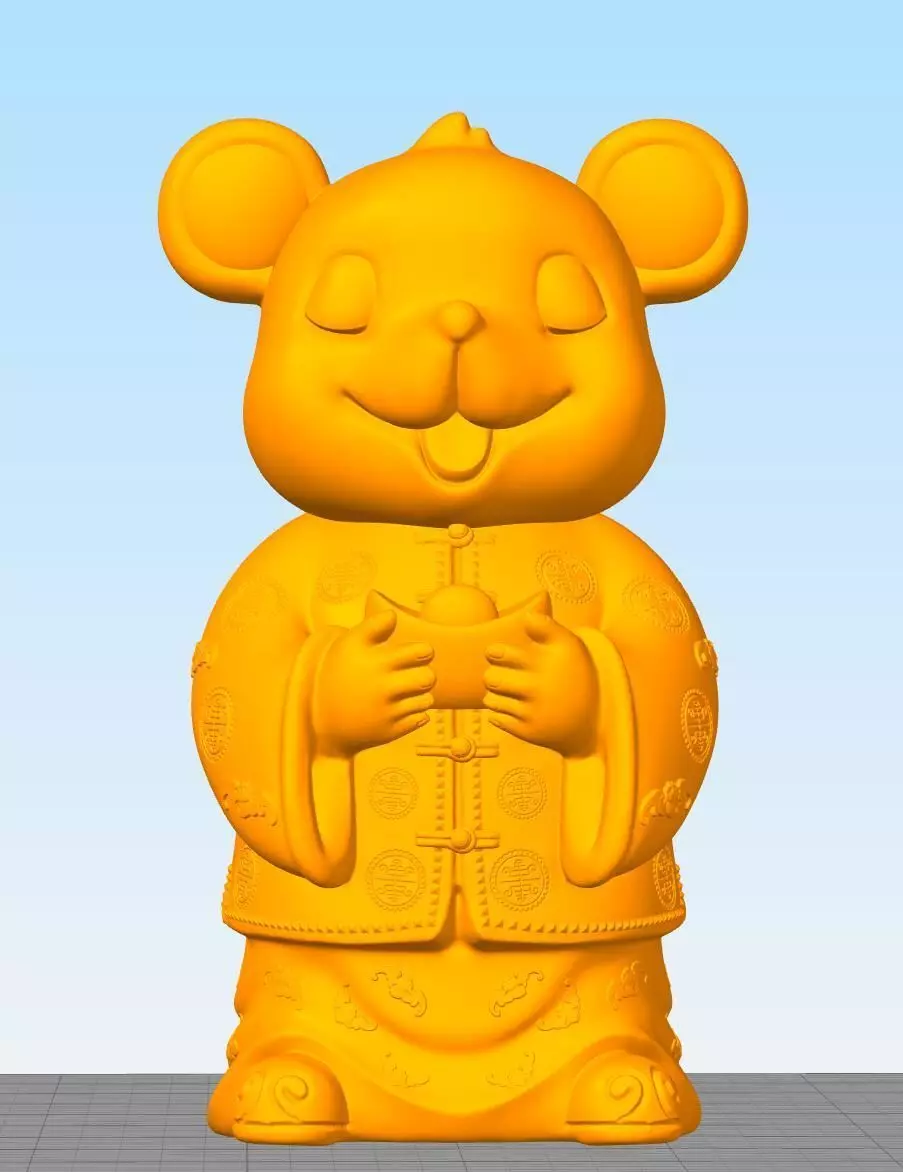 Blessed Mouse Free 3D print model