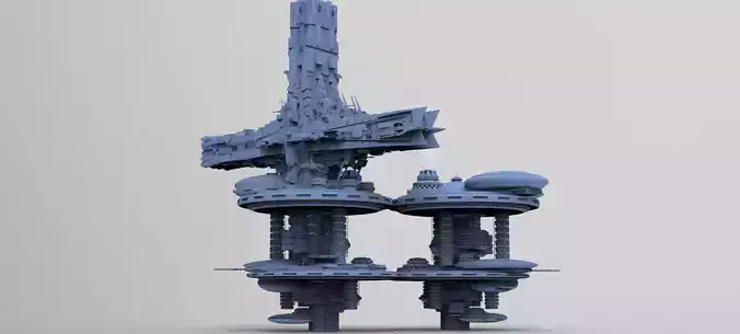 Cross Holy Flying City 