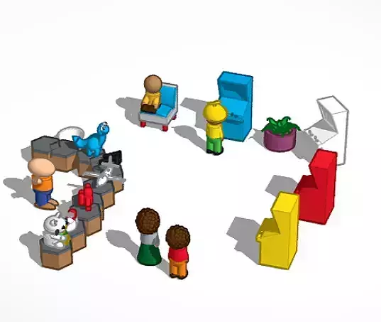 the palace arcade games 3D print model