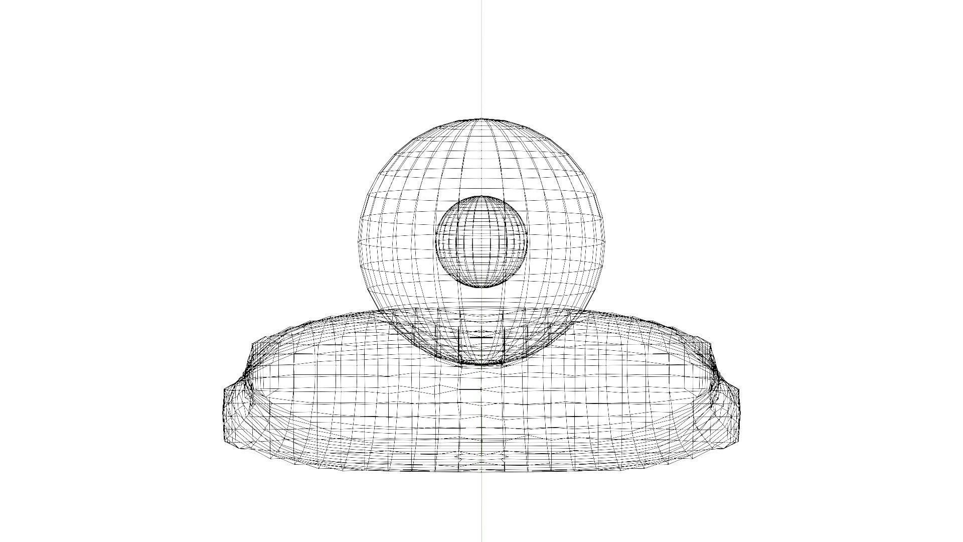 Moon crystal ball 3D model_5