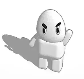 eggyboi egg with angry face 3D print model