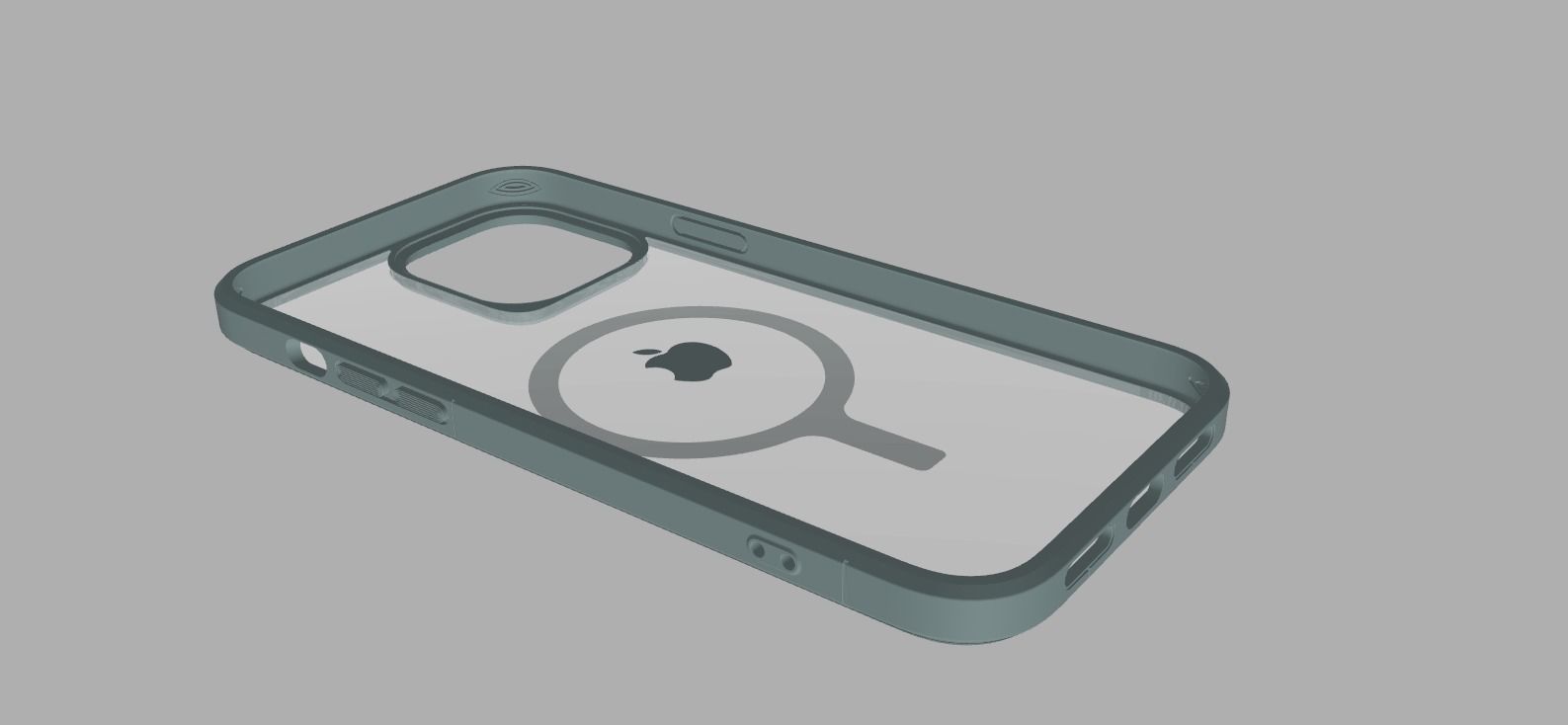 IPHONE 14 grey case 3d print case 3D print model_2