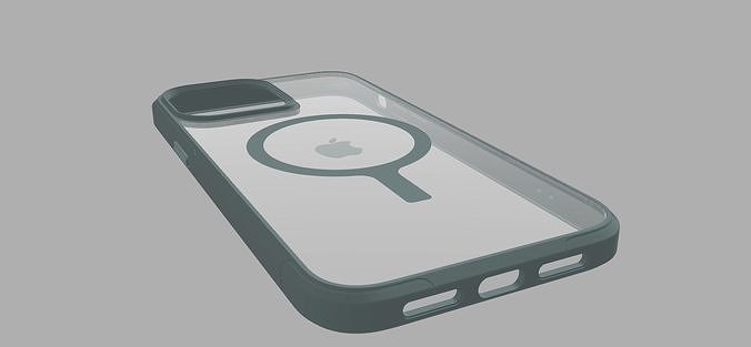 IPHONE 14 grey case  3d print case 3D print model