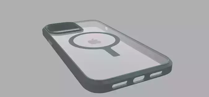 IPHONE 14 grey case  3d print case 3D print model