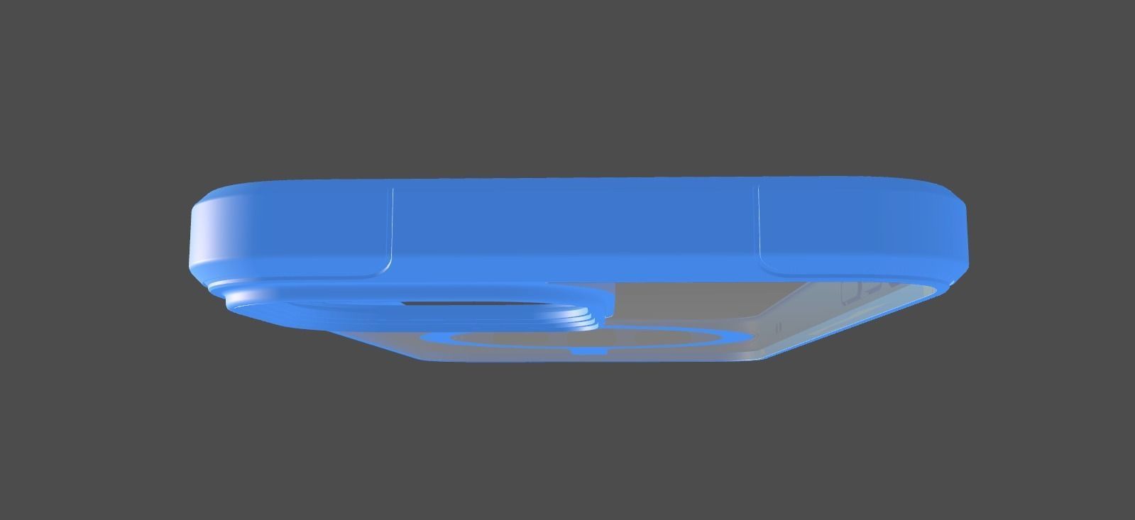 IPHONE 14 original blue case 3D print model 3D print model_6