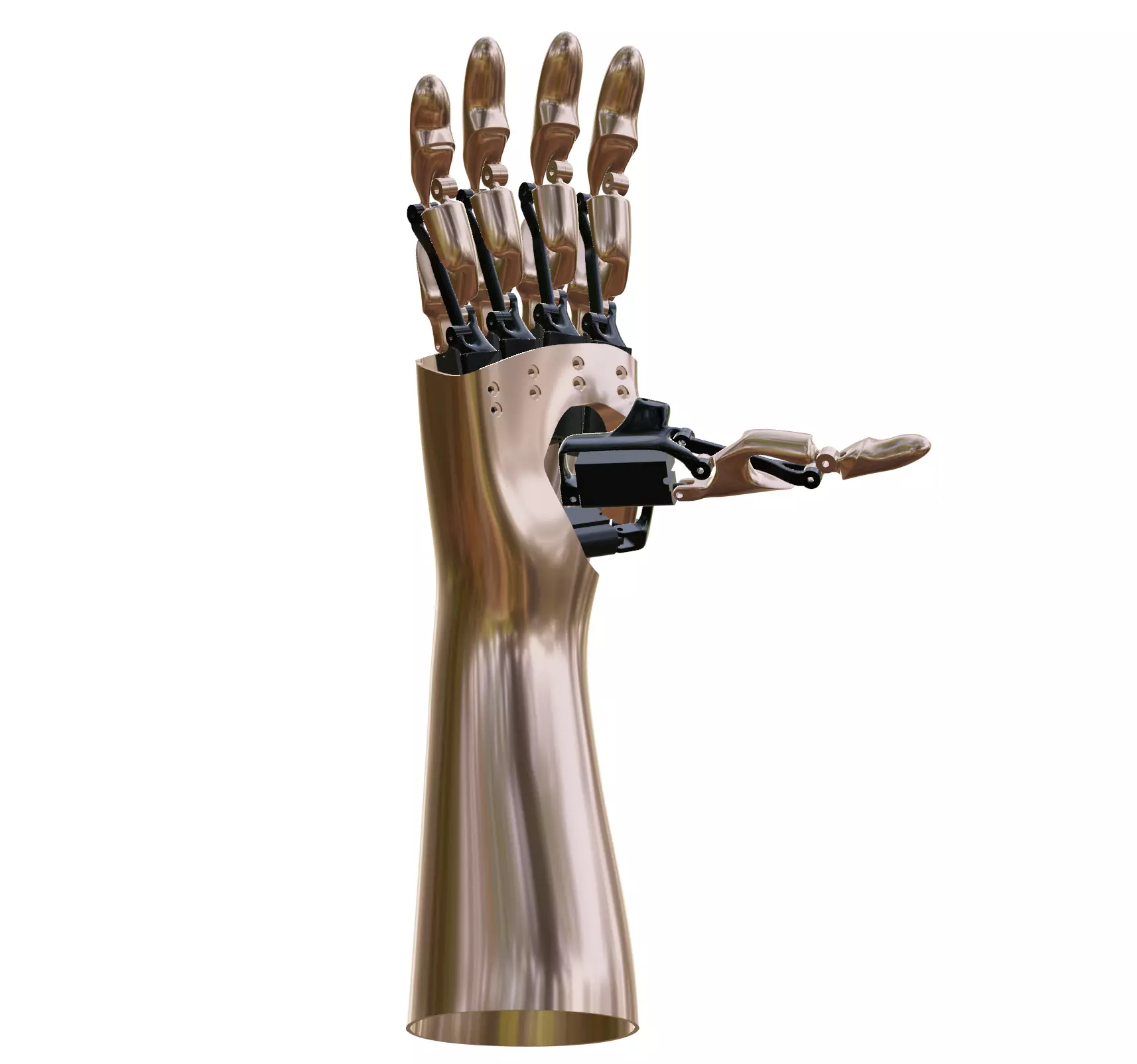 HOFO ARM - ROBOTIC PROSTHETIC HAND  3D print model_0