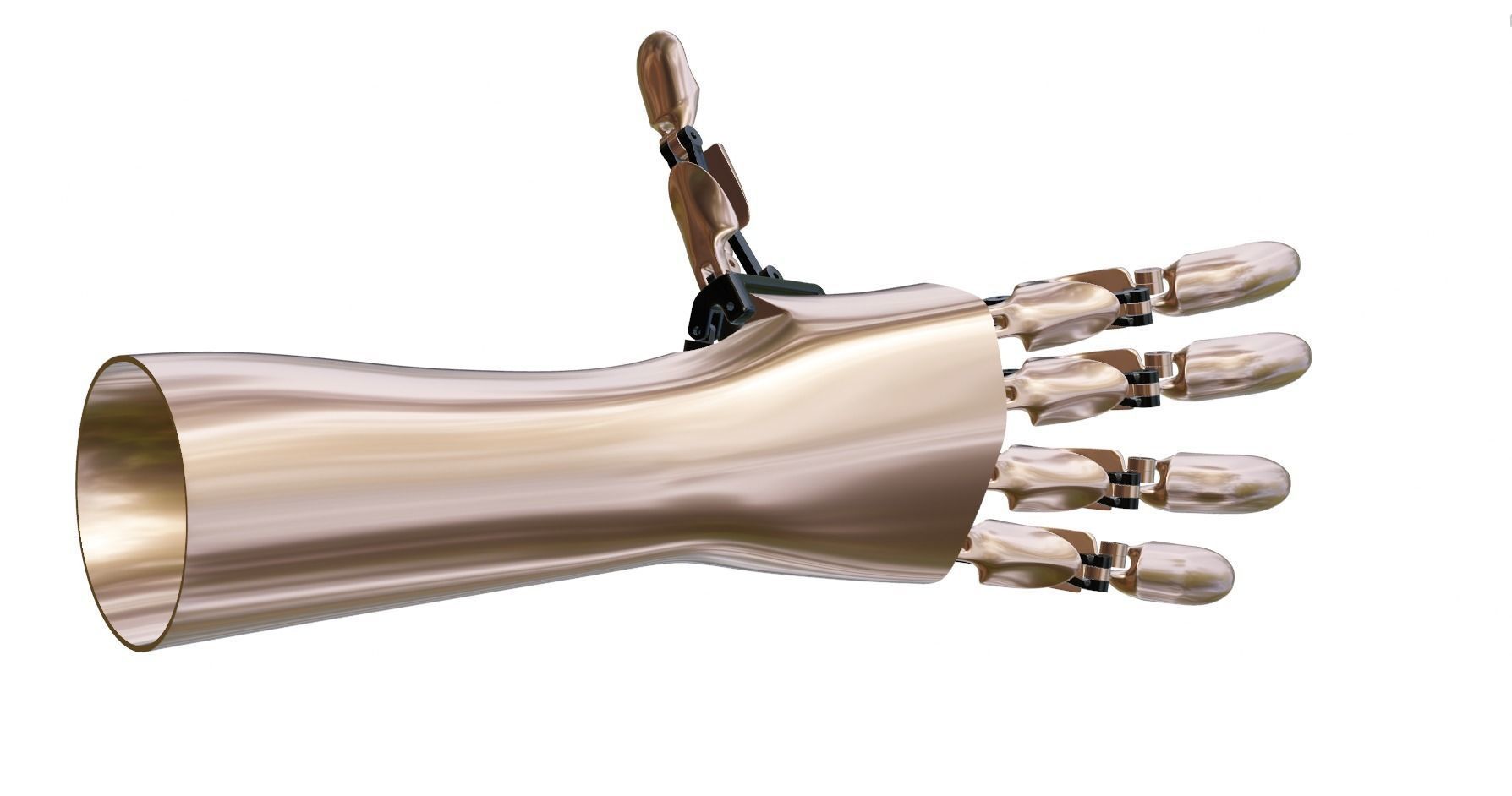 HOFO ARM - ROBOTIC PROSTHETIC HAND  3D print model_14