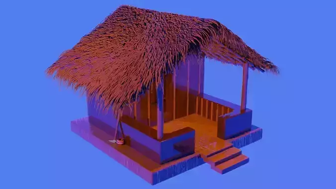  Sri Lankan Ancient House - 3D Model 3D model