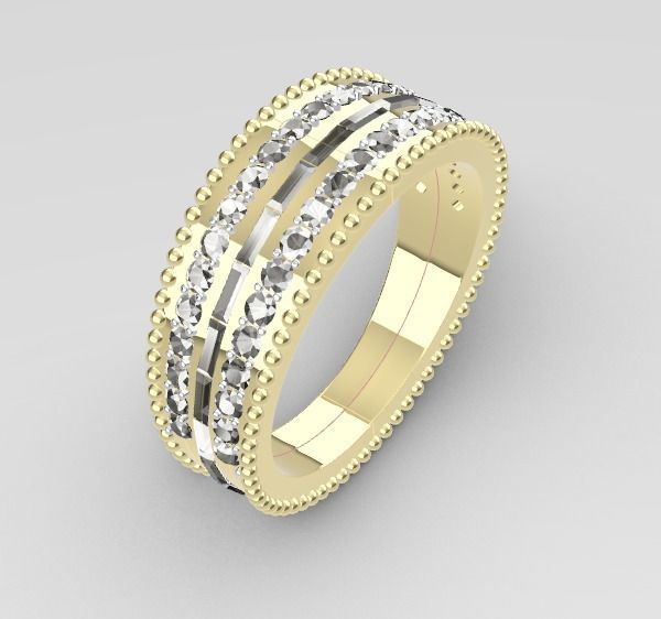Fancy Ring 3D print model_1