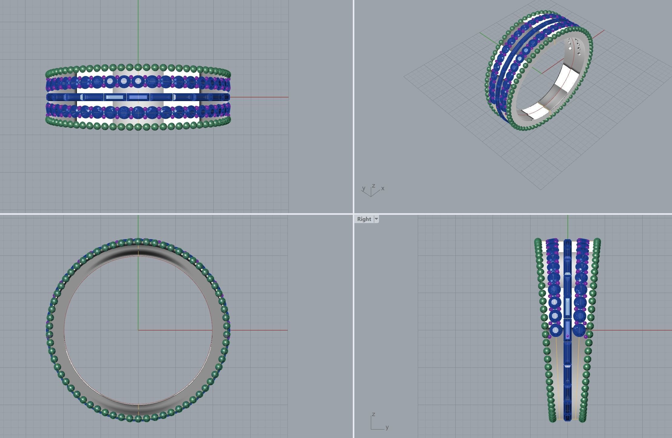 Fancy Ring 3D print model_4