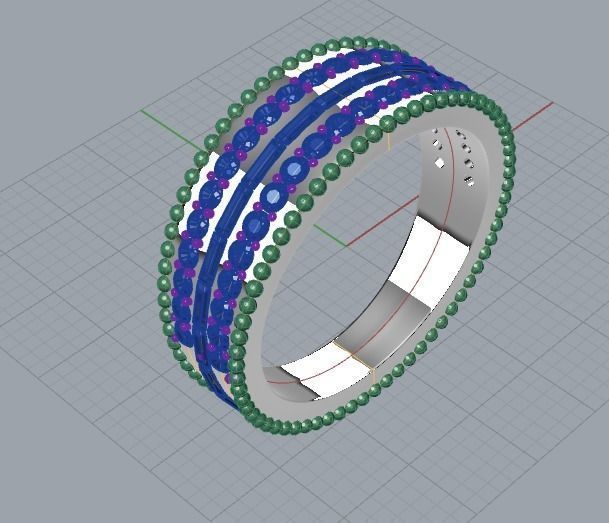 Fancy Ring 3D print model_5