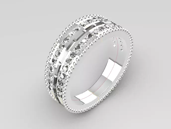 Fancy Ring 3D print model_0