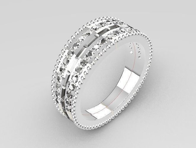 Fancy Ring 3D print model