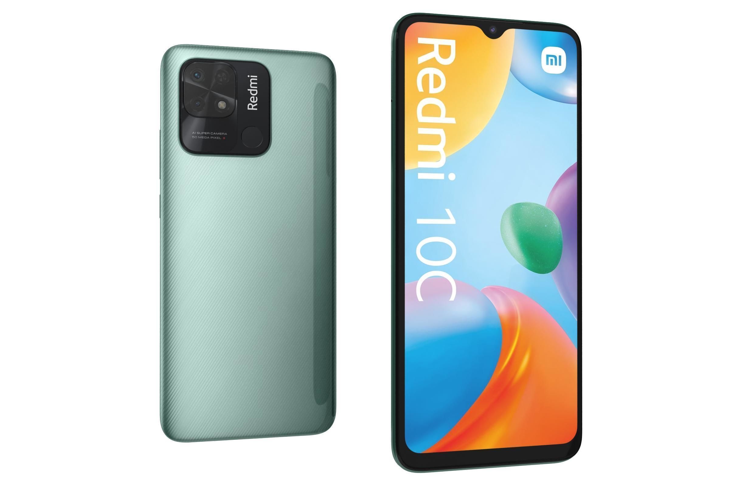 Xiaomi Redmi 10C Green 3D model_6