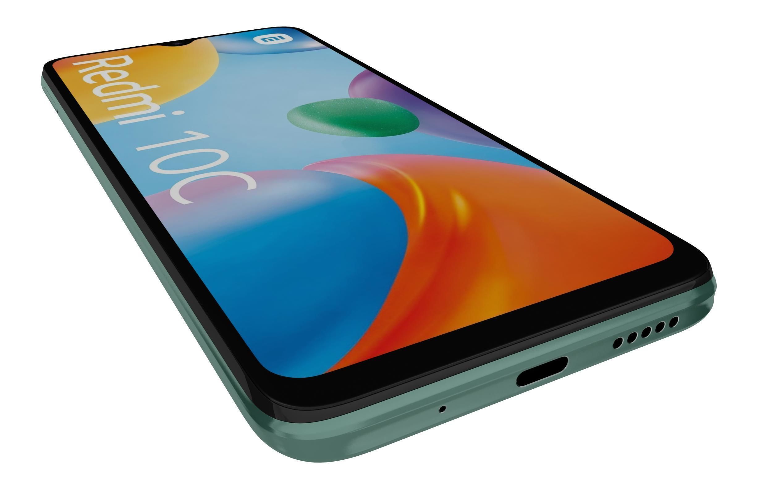 Xiaomi Redmi 10C Green 3D model_12