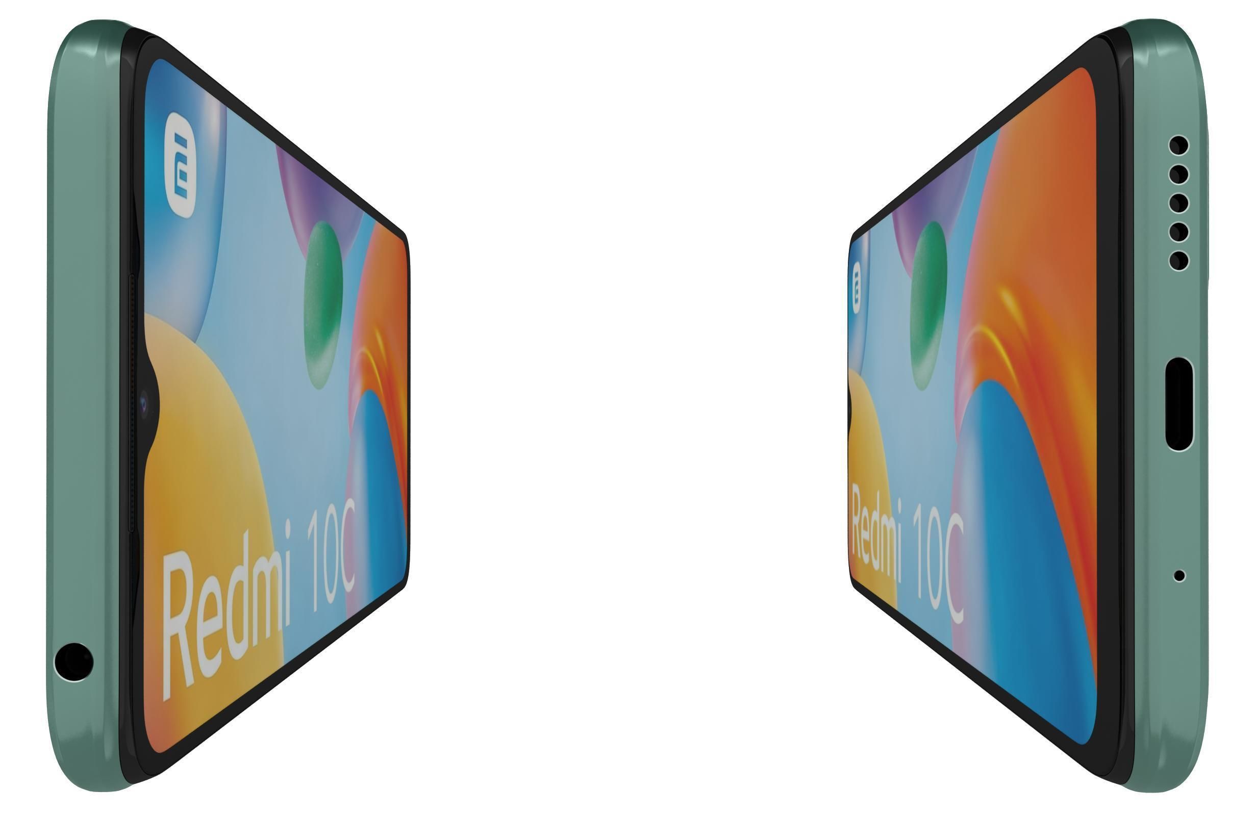 Xiaomi Redmi 10C Green 3D model_8