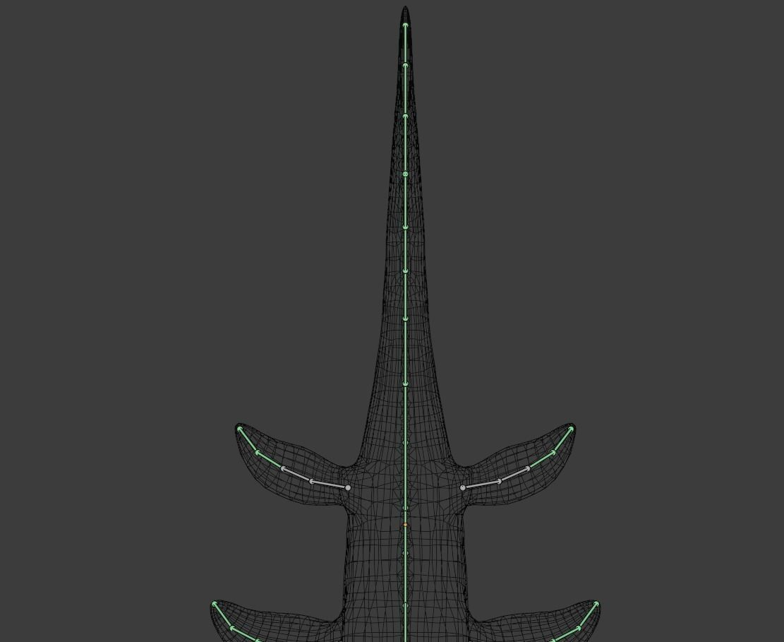 Mosasaurus Animated Low-poly 3D model_24