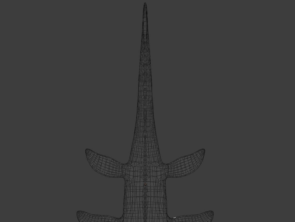 Mosasaurus Animated Low-poly 3D model_20