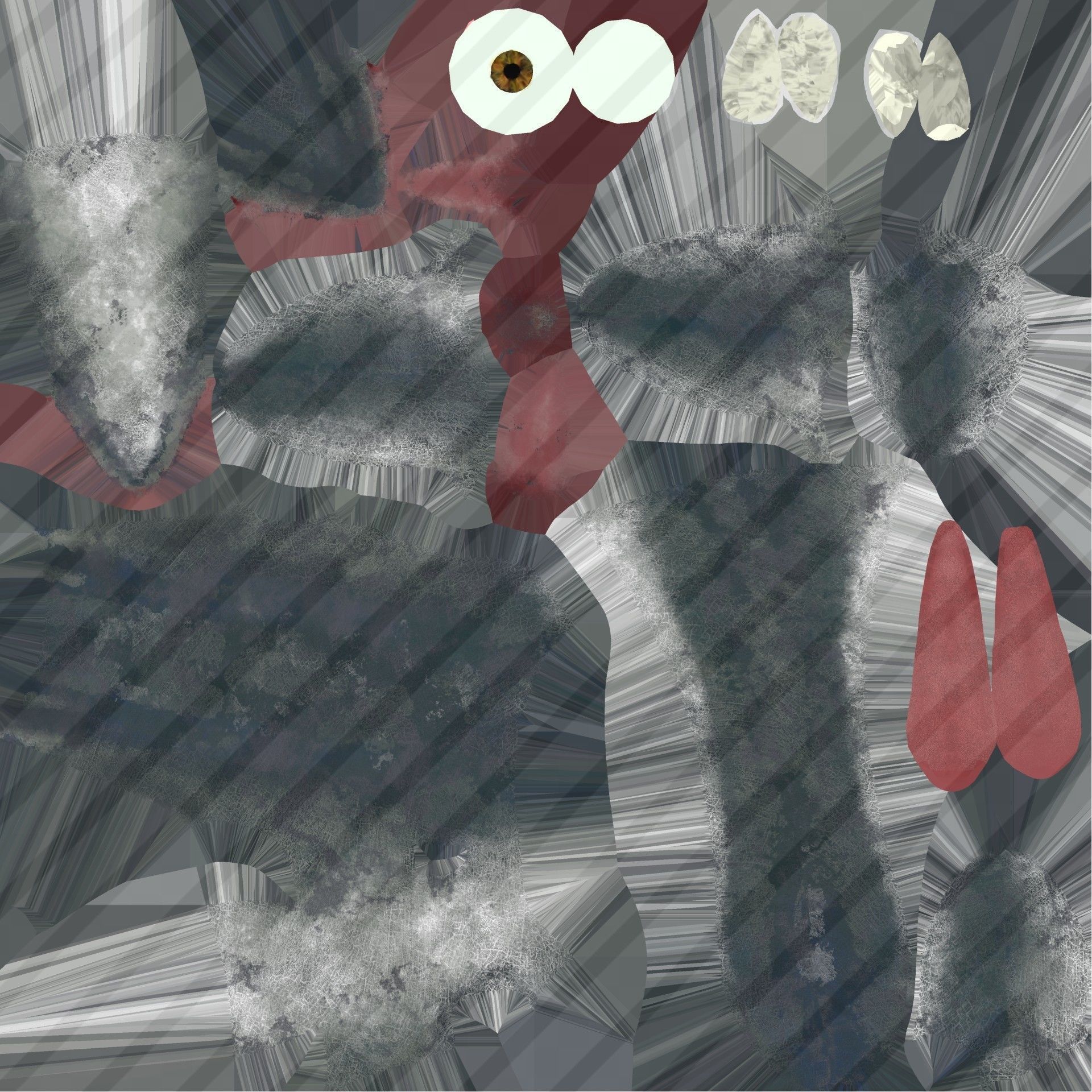 Mosasaurus Animated Low-poly 3D model_26