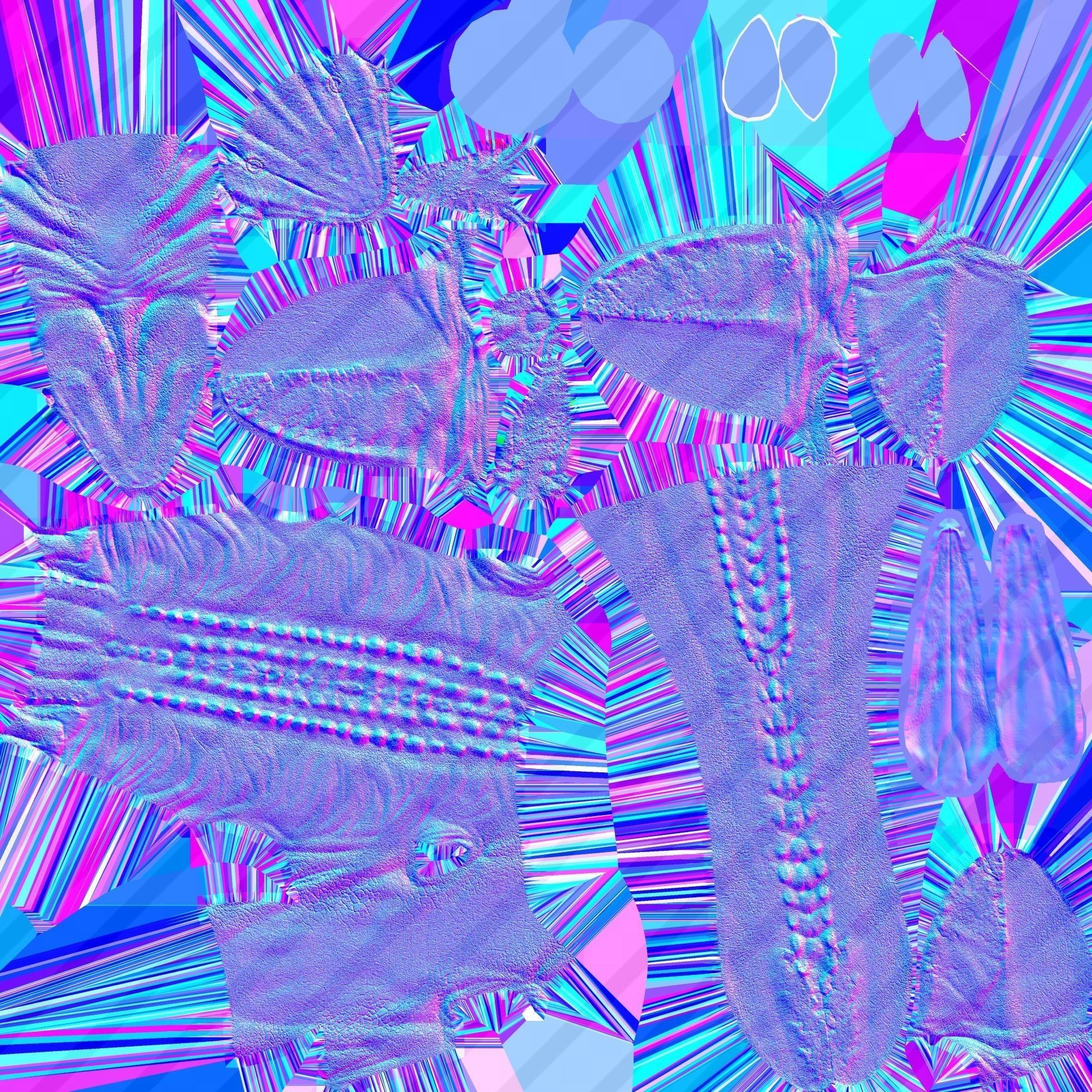 Mosasaurus Animated Low-poly 3D model_27