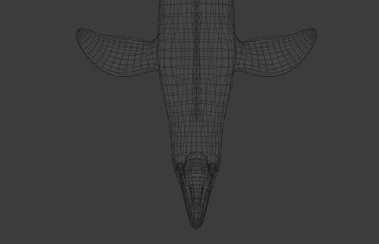 Mosasaurus Animated Low-poly 3D model_19