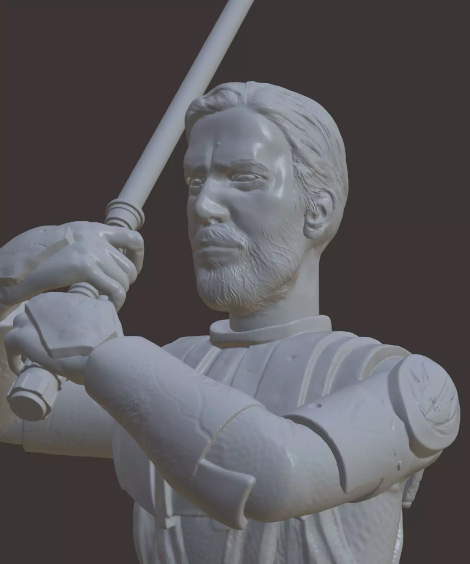 Obi Wan Kenobi Clone Wars Armor 3D print model_0
