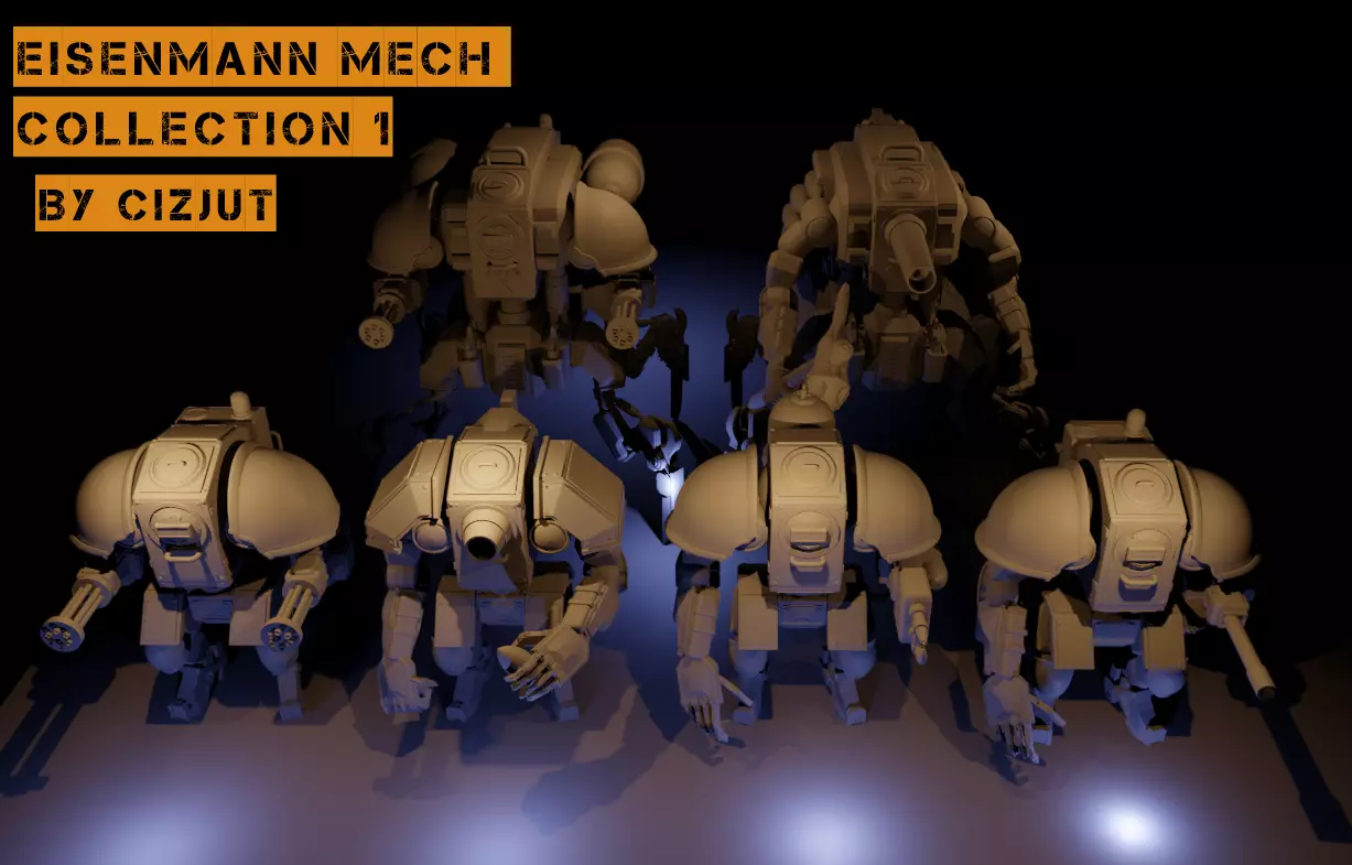 EISENMANN MECH COLLECTION 1 - By Cizjut 3D print model_0