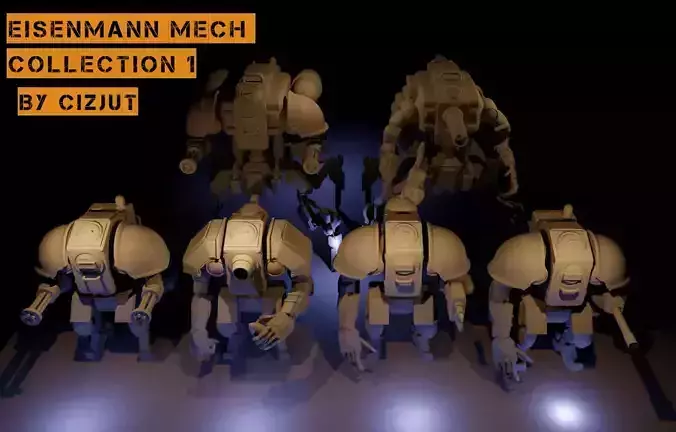 EISENMANN MECH COLLECTION 1 - By Cizjut 3D print model