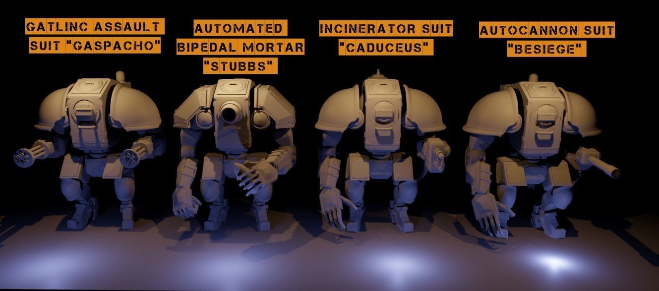 EISENMANN MECH COLLECTION 1 - By Cizjut 3D print model_3