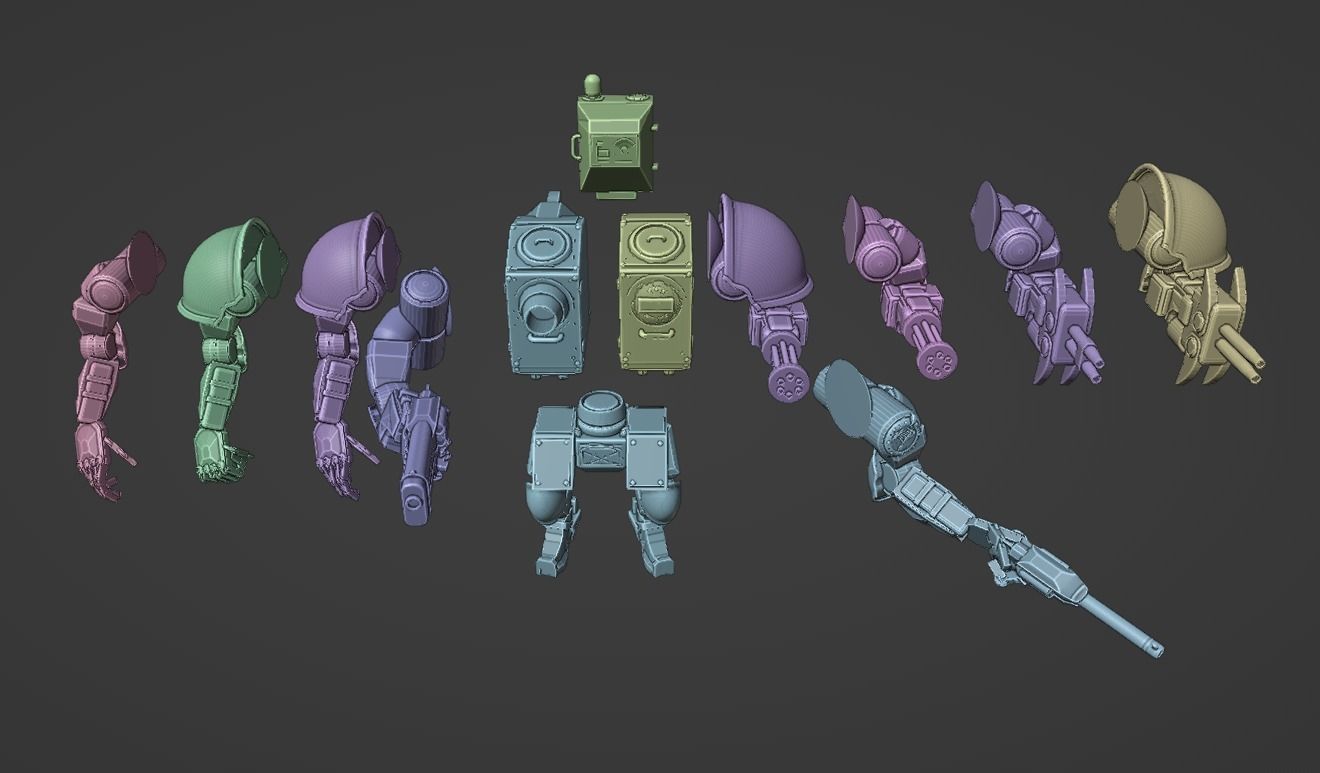 EISENMANN MECH COLLECTION 1 - By Cizjut 3D print model_13